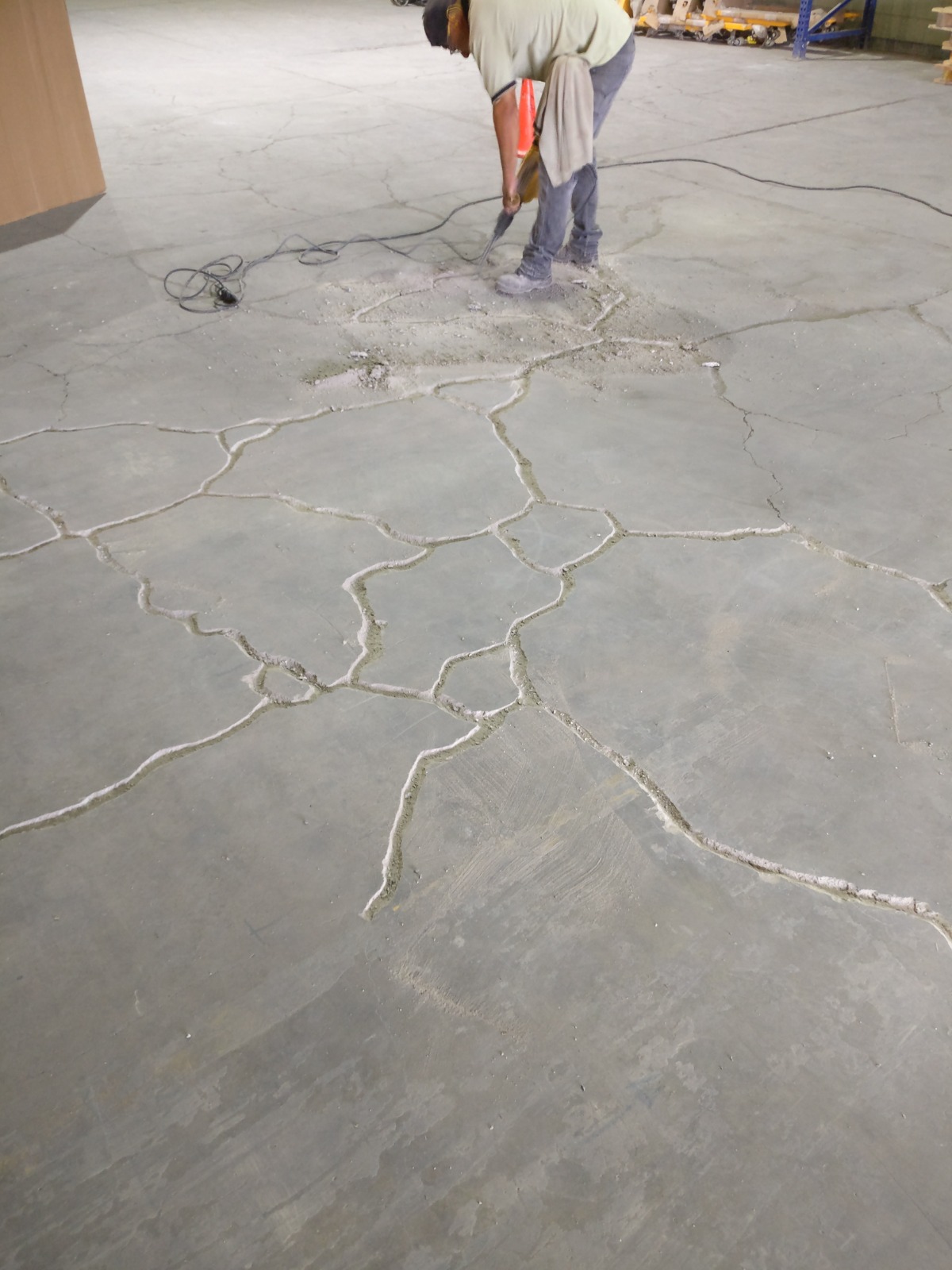 Grietas por sobrecarga